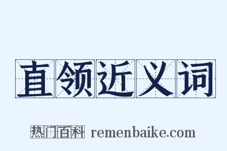 直领近义词是什么意思的图片